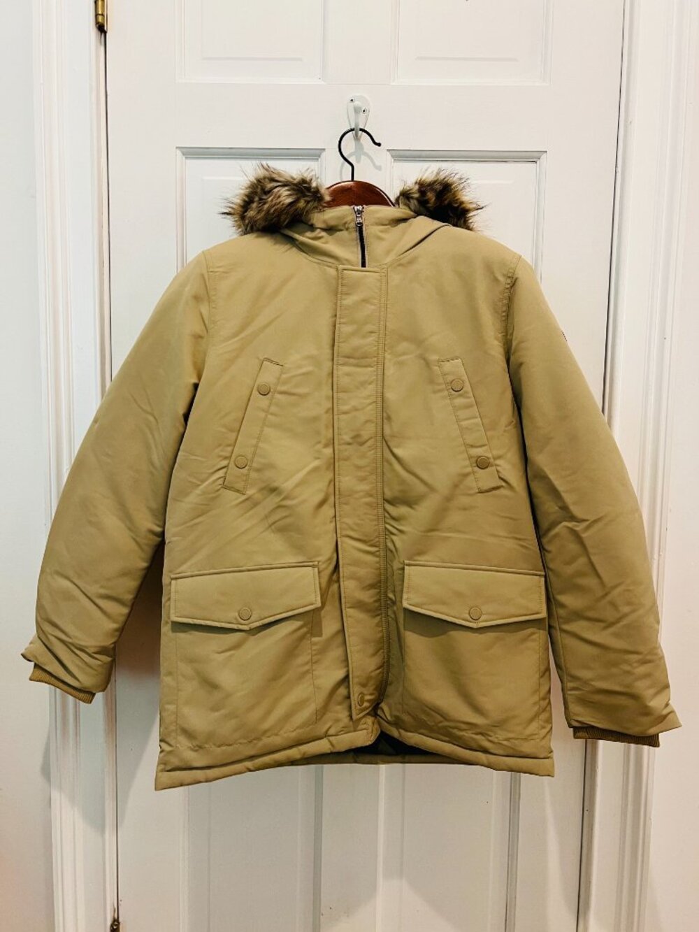 Polo Ralph Lauren Big Boys' Faux-Fur-Trim Down Parka Size X Large XL - Picture 6 of 16